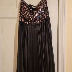 Charlotte Russe Strapless Sequin dress